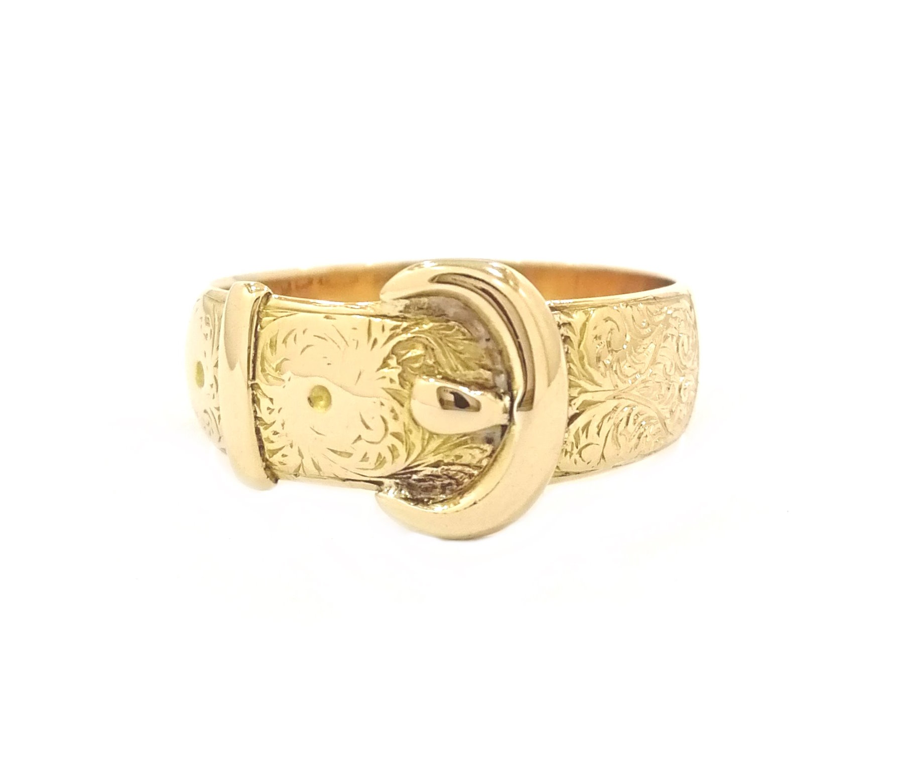 Victorian 18ct Gold Buckle Ring 1897 - G Davison & Sons Jewellers in ...